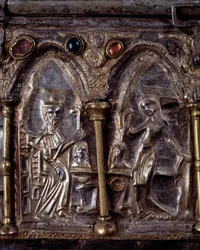 Ark van Barbarossa, met scènes uit het leven van Johannes de Doper