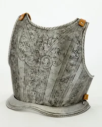 Rugplaat voor een kinderharnas uit het arsenaal van de Medici, ca. 1575 met latere aanpassingen