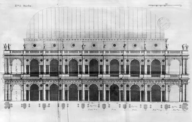 Basilica Palladiana in Vicenza, ontworpen door Andrea Palladio (1508-80)