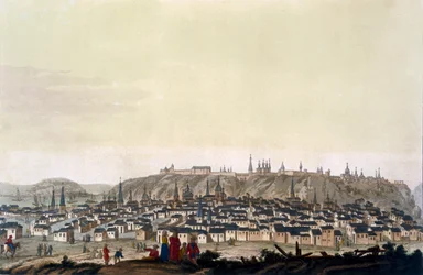 Stad Tobolsk, Rusland, ca. 1820-30