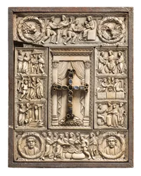 Omslag van een evangelieboek, verso