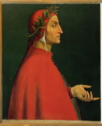 Dante Alighieri, Italiaans dichter die de Divina Commedia schreef ...