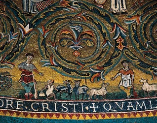 Figuren van herders en dieren (detail)
