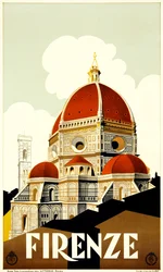 Reisaffiche Florence, ca. 1930 (litho)