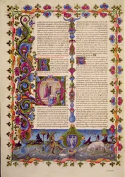 Brief van St. Johannes aan de Apostelen, uit de Borso d