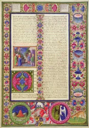 Opening van het Boek Ecclesiasticus, uit de Borso d