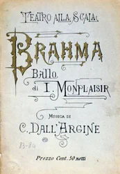 Frontispice van Brahma ballet door Monplaisir en dell