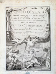 Frontispice van Lodoiska, opera door Luigi Cherubini
