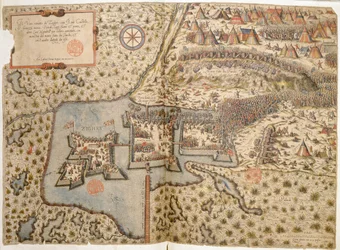 Algemeen overzicht van de Slag bij Szigetvar, 1566