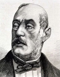 Giuseppe Ferrari (1811-1876) Italiaanse historicus en politiek filosoof (gravure)