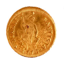 Gouden ruspone uit Florence, regering van Leopold II Romeins keizer (1747-1792)