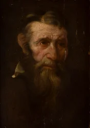 Hoofdschets van een man