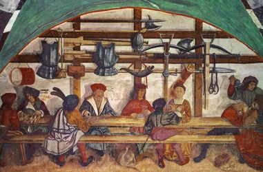 Interieur van de wachtkamer