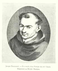 Jacopo Passavanti, Fac-simile van een Portret uit de 16e Eeuw, geleend van het British Museum