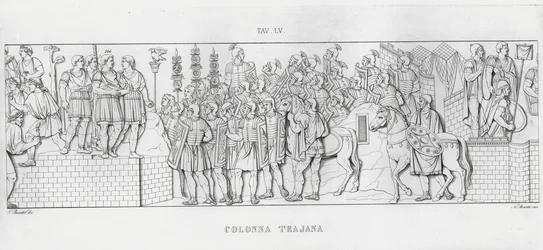 La Colonna Trajana, Trajanus