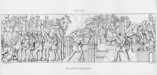 La Colonna Trajana, Trajanus