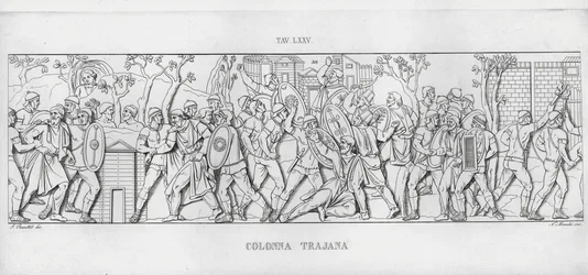 De Zuil van Trajanus (gravure)