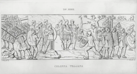 La Colonna Trajana, Trajanus