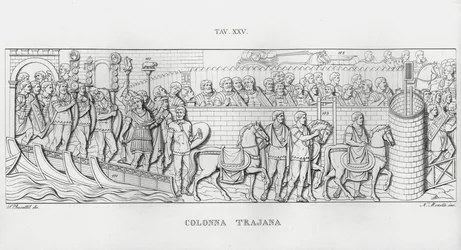 La Colonna Trajana, Trajanus
