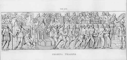 La Colonna Trajana, Trajanus