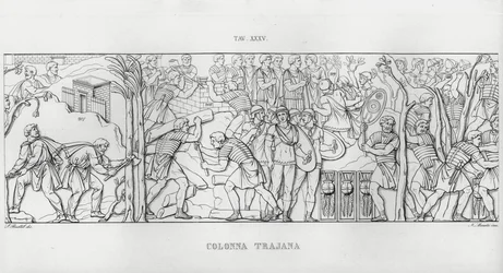 La Colonna Trajana, Trajanus
