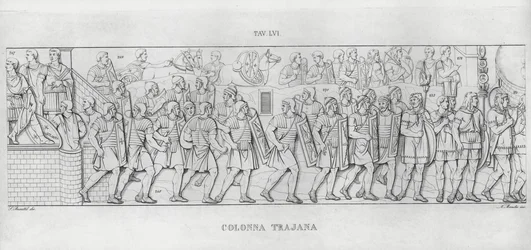 La Colonna Trajana, Trajanus