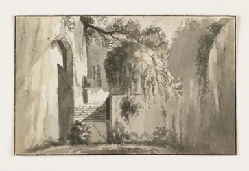 Landschap met ruïnes