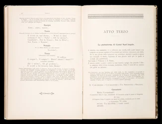 Libretto della Tosca door Giacomo Puccini, Edition Ricordi, Italië