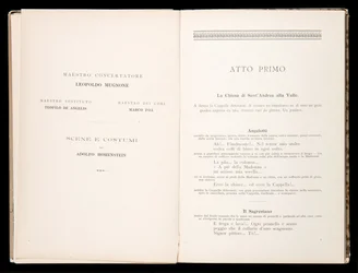 Libretto della Tosca door Giacomo Puccini, Edition Ricordi, Italië