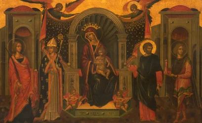 Madonna en Kind met Heiligen, ca. 1600