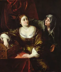 Martha en Maria of, Vrouw met haar dienstmeid