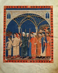 Ms 973 c.20 Een processie