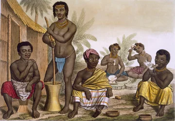 Inboorlingen van de Muchicongo Stam, Bij Luanda, Congo, Vol II, ca. 1820-1830
