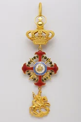 Orde van Sint-George van de Hereniging: insignes behorend tot de soevereinen van het Koninklijk Huis (1800-1850)