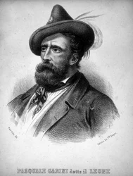 Portret van bandiet Pasquale Garini, bekend als 