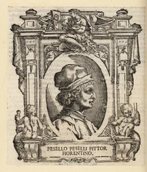 Portret van Francesco Pesellino, Italiaanse schilder uit Florence