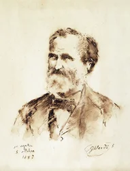 Portret van Giuseppe Verdi