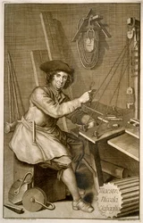 Portret van Maestro Niccola Zabaglia