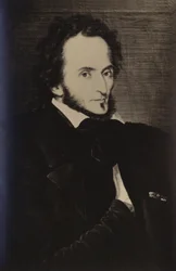 Portret van Niccolò Paganini