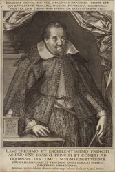 Portret van Prins Johan van Hohenzollern-Sigmaringen