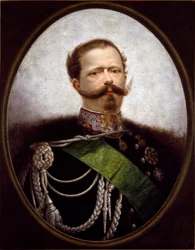 Portret van koning Victor Emanuel II van Italië