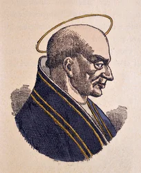 Portret van paus Adeodatus I (615-618)