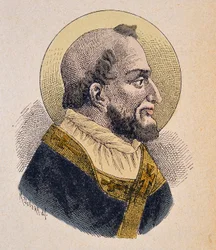 Portret van Paus Anacletus (ca. 76-88)