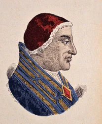 Portret van paus Benedictus XII (1334-1342)