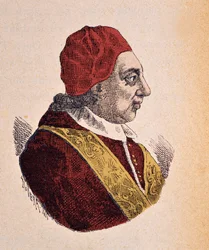 Portret van paus Benedictus XIV (benedetto, Benedict of Benedictus) (1740-1758), 1898
