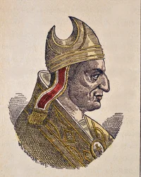 Portret van Paus Bonifatius IV (608-615)