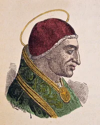 Portret van paus Dionysius (259-268)