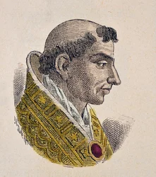 Portret van paus Stefanus VII (927-931)