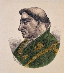 Portret van paus Stefanus VI (896-897)