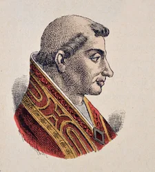 Portret van Paus Gelasius II (1118-1119)